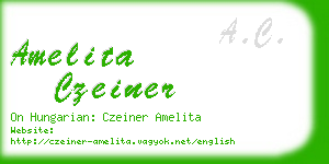 amelita czeiner business card